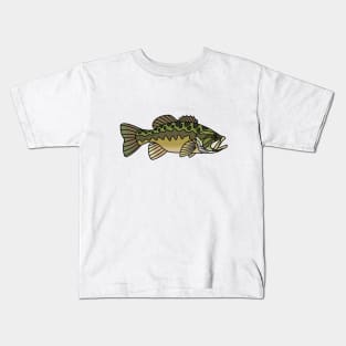 Bass fish Kids T-Shirt